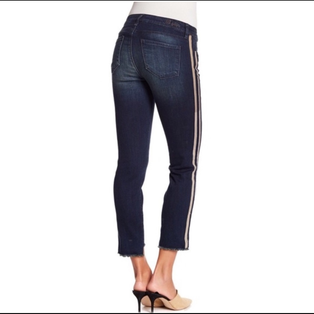 kut from the kloth 'emma' raw hem cropped jeans - Picture 3 of 7